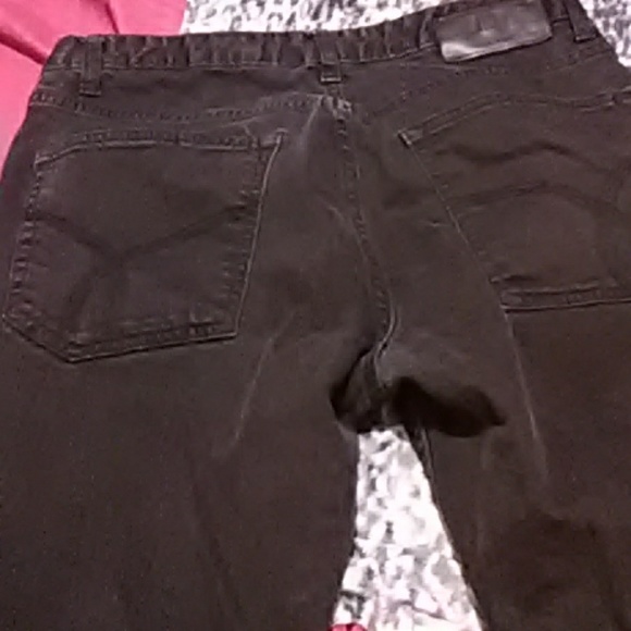 Calvin Klein Black Slim Straight Jeans - Picture 5 of 7